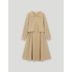 [코데즈컴바인] 셔츠 나시원피스 투피스 셋업 (CKAOP380W2)