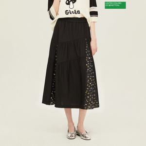 베네통 레베카 플레어 스커트 BASK03411