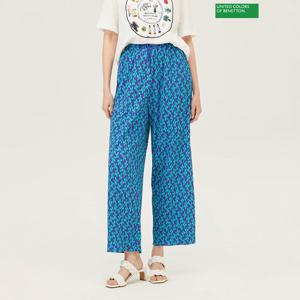 베네통 플라워 플리츠 팬츠 BAPTF1431