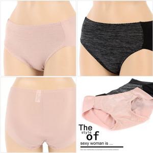 여성 혼방 속옷 인팅 멜란지 볼륨업 누디 햄팬티