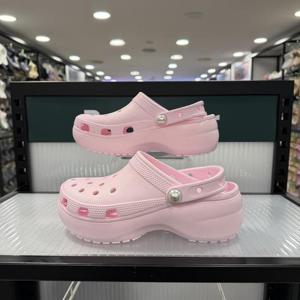 [크록스][크록스] 플랫폼 펄 클로그 211231-6ZW 핑크밀크 (29966