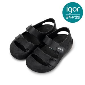 [이고르]본디 젤리슈즈 솔리드 블랙 키즈샌들 아동샌들 유아샌들 by 트래드후스