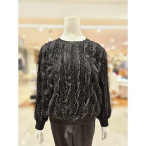 [르니앤맥코이]새로 프릴 망사 블라우스 MM04BL109HJY