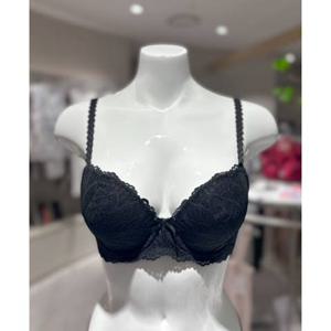 [바바라] 블랙 레이스 와이어 몰드 브래지어(ABR4806P)(BK)