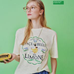 베네통 슬럽 티셔츠 BATS52431