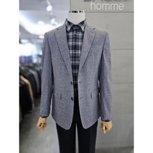 바쏘옴므 세이브존03 바쏘옴므 25 블루그레이 4WAY 스트레치 스판 캐주얼 자켓 WSAGZ2JK73ANYA