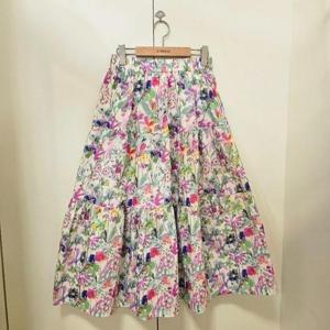 스테파니 HC07 물감 스케치 롱 플레어 스커트 A25SK5202