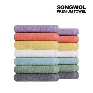 송월타올 30수 컬러 고리손수건30 35g 5장