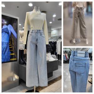 [에고이스트]와이드핏 데님팬츠 ER1JP003_DG