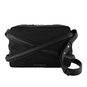 알렉산더맥퀸 하네스 로고 블랙 크로스백 7262921AALD1000