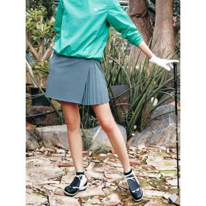 빈폴골프 여성 경량 랩 플리츠 큐롯 - 그레이 BJ5326A163