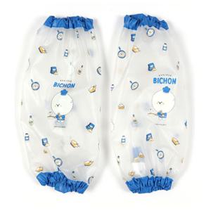 모닝글로리 뭉스패턴 투명 방수팔토시 (블루) 토시 작업토시 작업용토시 미술토시 소매보호토시 팔토시 미