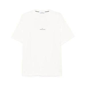 스톤 아일랜드 반팔 티셔츠 K1S1521002RCS0153V0093 IVORY DOM