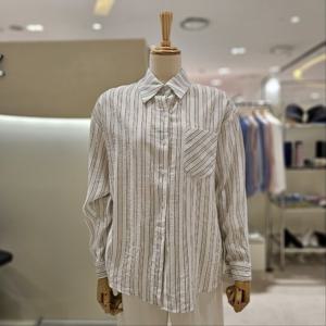 [AB.F.Z] 포켓 스트라이프 셔츠 (KSZ2HB34D)