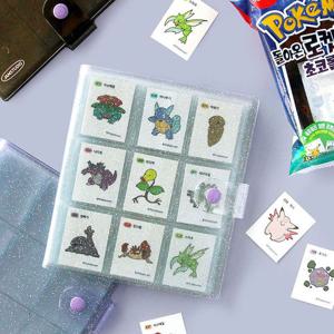 잼스튜디오 씰스티커북 미니 포켓 띠부씰 앨범 씰스티커북 미니 포켓 띠부씰 앨범 포켓식앨범 문구 사무용