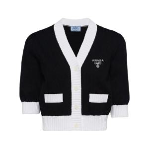 프라다 크롭 코튼 가디건 P25I04S2111ZO5