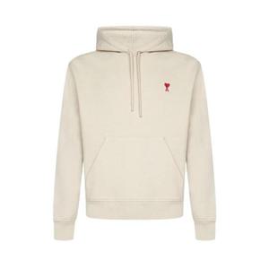 아미 스몰 하트 로고 후드 베이지   21SS E21HJ008-730-250