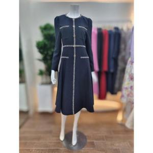 아니베F 세이브존06 A라인 트위드 라인 원피스 A53WOP3J00