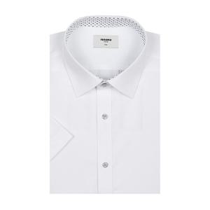 [레노마(셔츠)]아이스폴사선도비 슬림핏 반팔셔츠  RPUSL1321WH