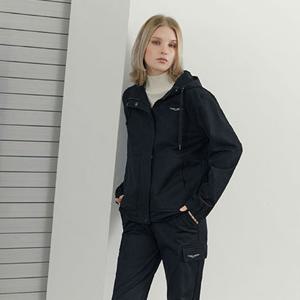 폴리스 여성 우븐 블랙 자켓 P3JK304WBLK