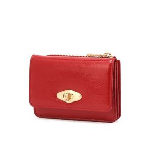 [질스튜어트] 레드 락장식 소가죽 명함/카드지갑 JAWA5F603R2