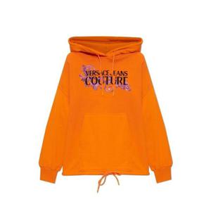 베르사체 진 쿠튀르 로고 후드 스웨터 78HAIC05CF00C 565 TP934902439