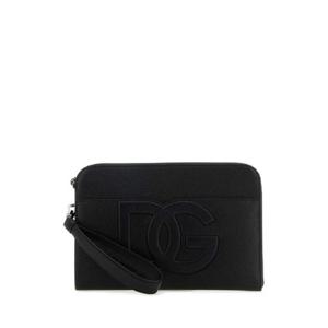 Dolce   Gabbana 로고 엠보싱 미디엄 파우치 BM2338A8034 80999 TP934420575