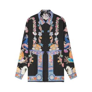 25 FW 베르사체 코랄 시어터 실크 셔츠 10194381A14567 TP438040430