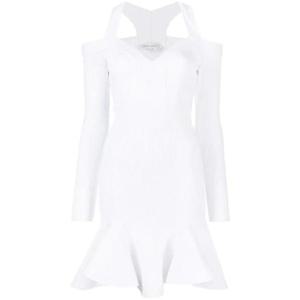 25 FW Alexander McQueen V넥 니트 미니 드레스 734531Q1A5B TP432031670