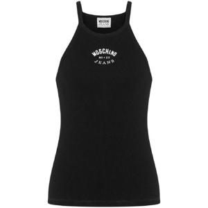 25 FW 모스키노 코튼 혼방 로고 탱크 탑 J08038734 TP432122165