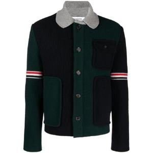 25 FW 톰브라운 패치워크 울 가디건 MKJ084FY1019 TP435978548