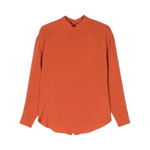 25 FW 콜빌 레이스업 크레이프 블라우스 CVS24700ORA TP432304594