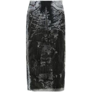 25 FW 디젤 데프라페세1 데님 미디 스커트 A14512068MU TP432315838