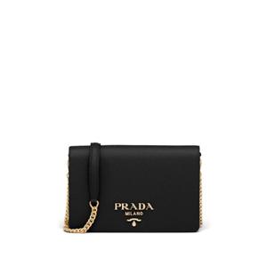 25 FW 프라다 레터링 로고 사피아노 가죽 숄더 백 1BP018VCOONZV TP432072929