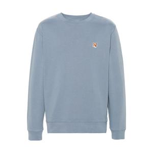 메종키츠네 폭스헤드 패치 스웨트셔츠 블루 LM00301KM0001 P154