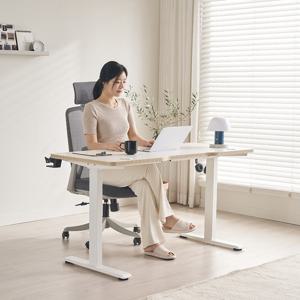 FD-01 모션데스크 듀얼모터 1600 사이즈(화이트/블랙)