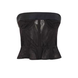 Maison Margiela 레이스업 디테일 코르셋 SI0NT0001S60416 900 TP942692995