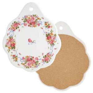 허니문로즈 도자기 냄비 받침