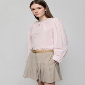 듀엘  린넨 블렌드 하트 블라우스 (D251MSC011)