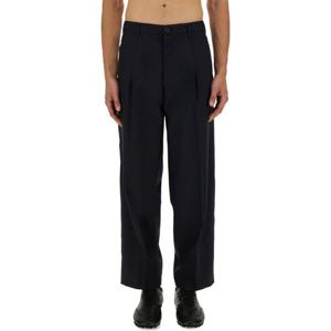 마르니 블랙 스트레이트 플리츠 프론트 팬츠 PUMU0282U0 TW8390