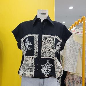 르피타 DP01 자수 셔츠 L252UBL758