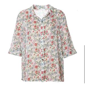 [모라도]썸머플라워나염블라우스ROM7BL450