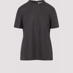 까르뱅 다크 그레이 크루넥 반팔 티셔츠 6252K21036 OAK