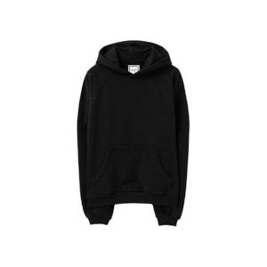 우영미 라인 자수 후드 티셔츠 블랙   25SS W251TS39756B