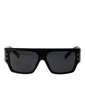 돌체앤가바나 블랙 렉탱귤러 다크 렌즈 선글라스 0DG4459 501/8