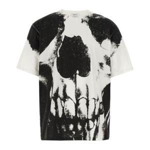 알렉산더맥퀸 스컬 프론트 프린트 티셔츠 815067QTAC5 0909