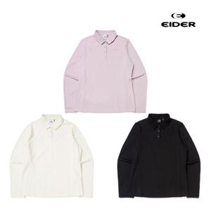 아이더 [택가 115,000원] 여성 간절기 긴팔 베이직 폴로 티셔츠 DWU23288