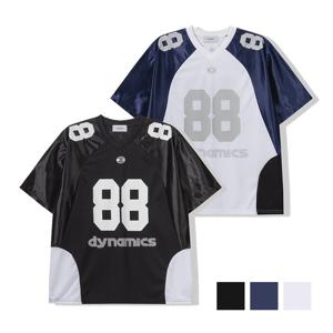 남자 다이나믹 88 럭비 져지 반팔 티셔츠 RM-TSH-Q079-곤색