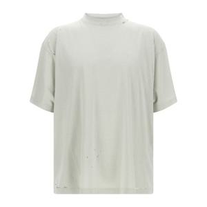 발렌시아가 블랙레터 스크립트 티셔츠 831305TSVW4 9012