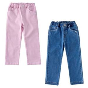 [블루독8-키즈] 택1 핑크 하트포켓스트레이트팬츠 여아 면스판 바지 간절기 두돌선물 초등학생 25A7541450